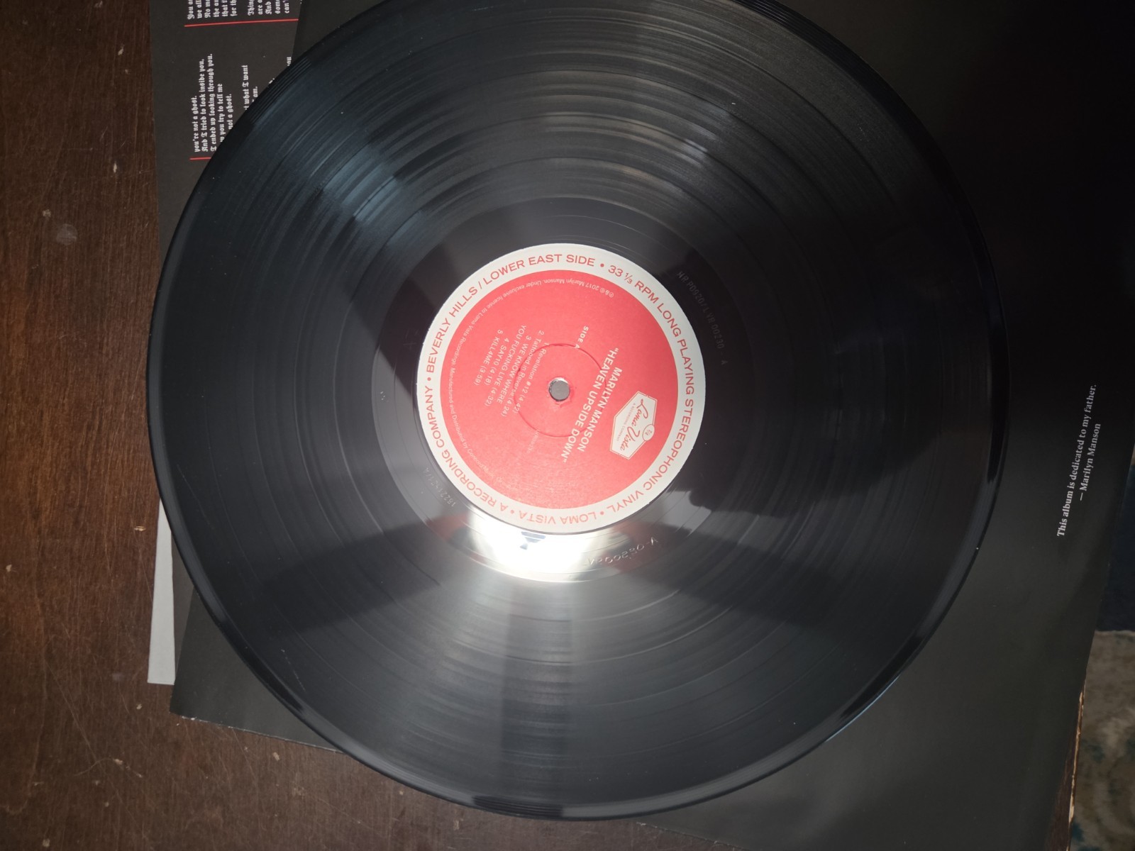 Heaven Upside Down by Marilyn Manson (Record, 2017)