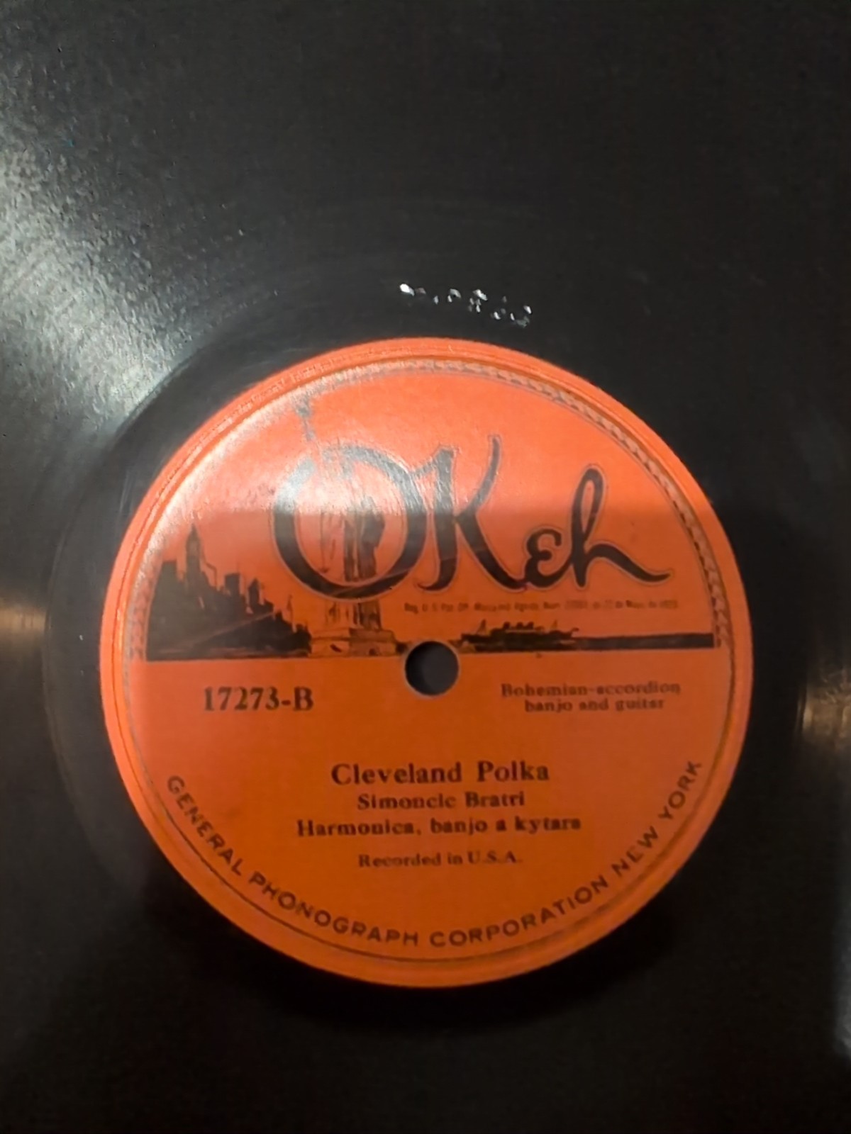 78 RPM Odeon Okeh Lot Of 9 17002-17283 Polka Czech Pochod Double Sided