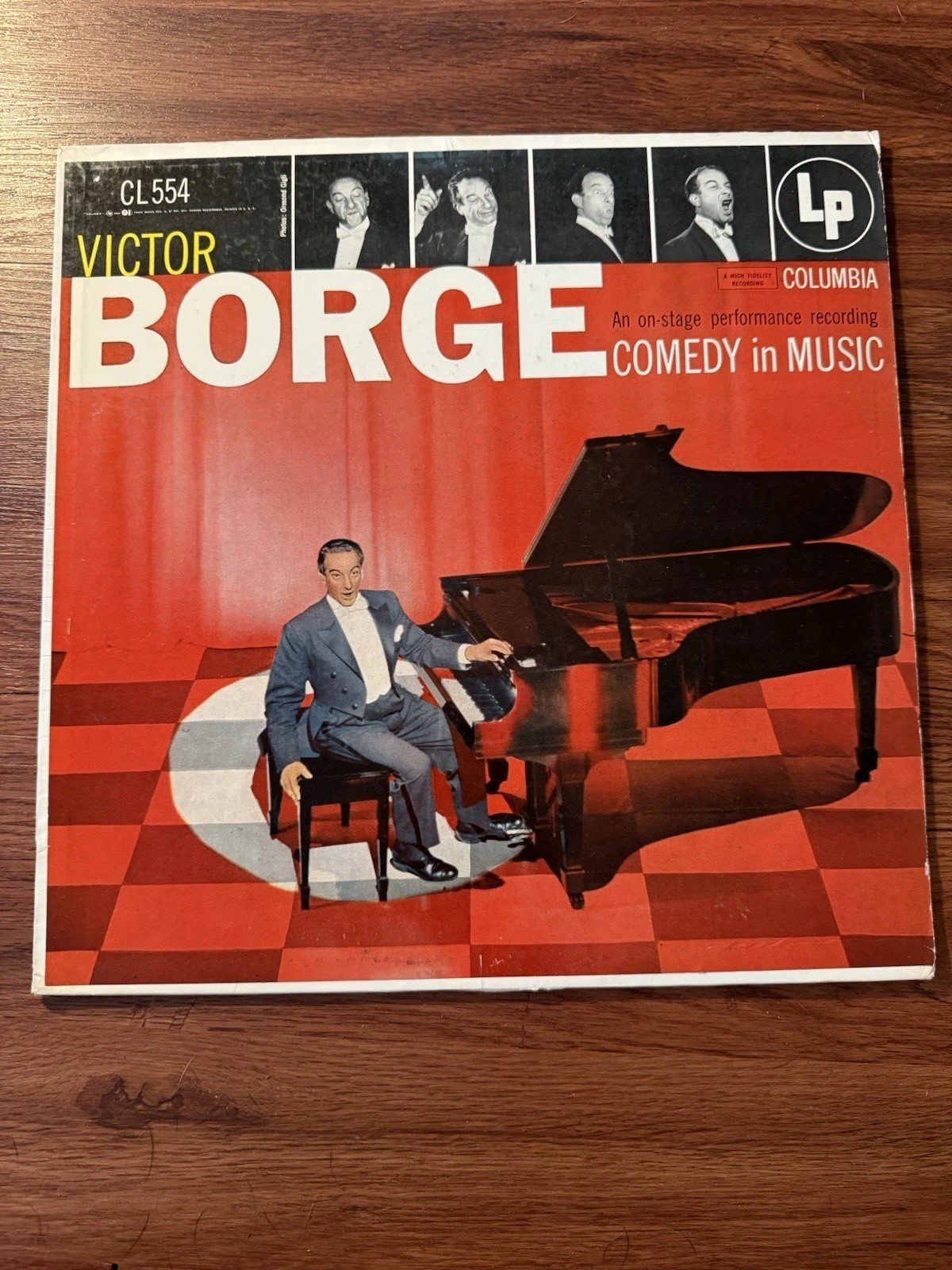 Victor Borge Lp Comedy In Music Columbia Records 33 RPM vinyl CL 554