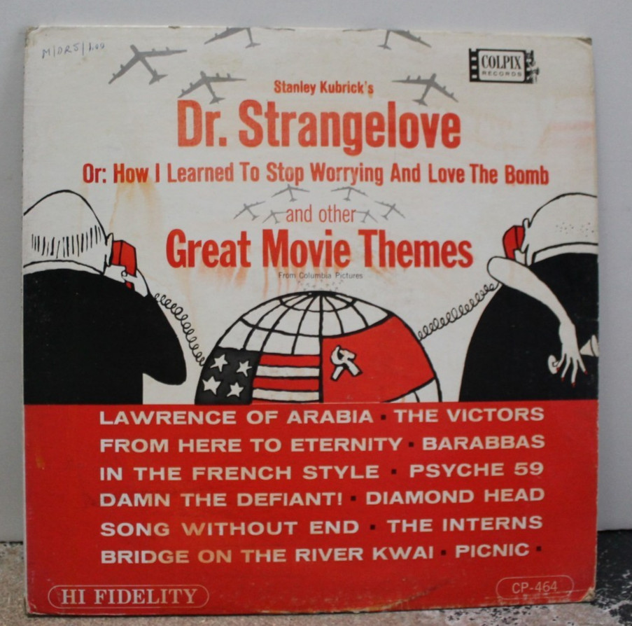 SOUNDTRACK: dr. strangelove and other great movie themes, COLPIX 12″ LP vinyl