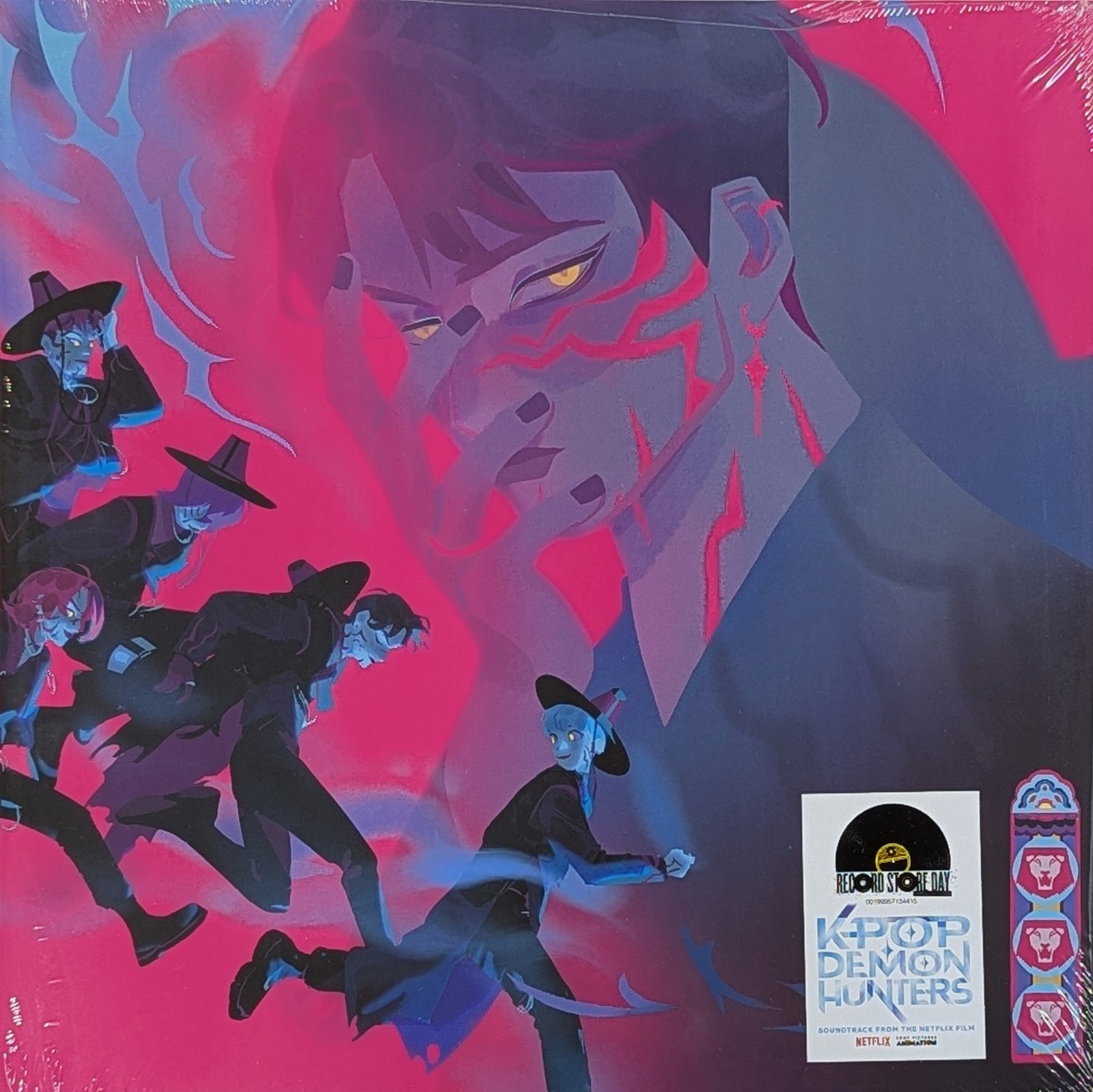 Kpop Demon Hunters Soundtrack SEALED limited edition LP Saja Boys Edition RSD