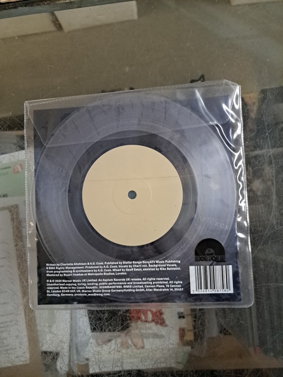CHARLI XCX Party 4 U SEALED limited edition 7″ single Ultra Clear Vinyl RSD
