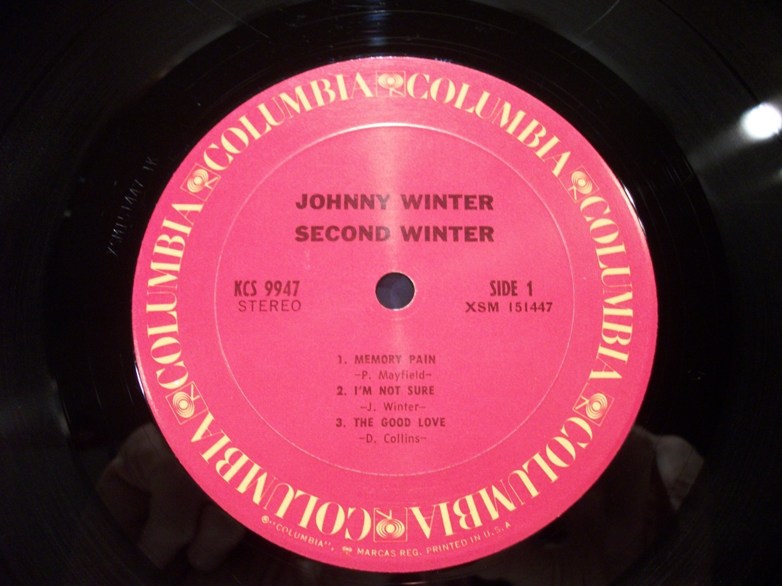 JOHNNY WINTER SECOND WINTER 2 X VINYL LP ALBUM 1969 KCS 9947