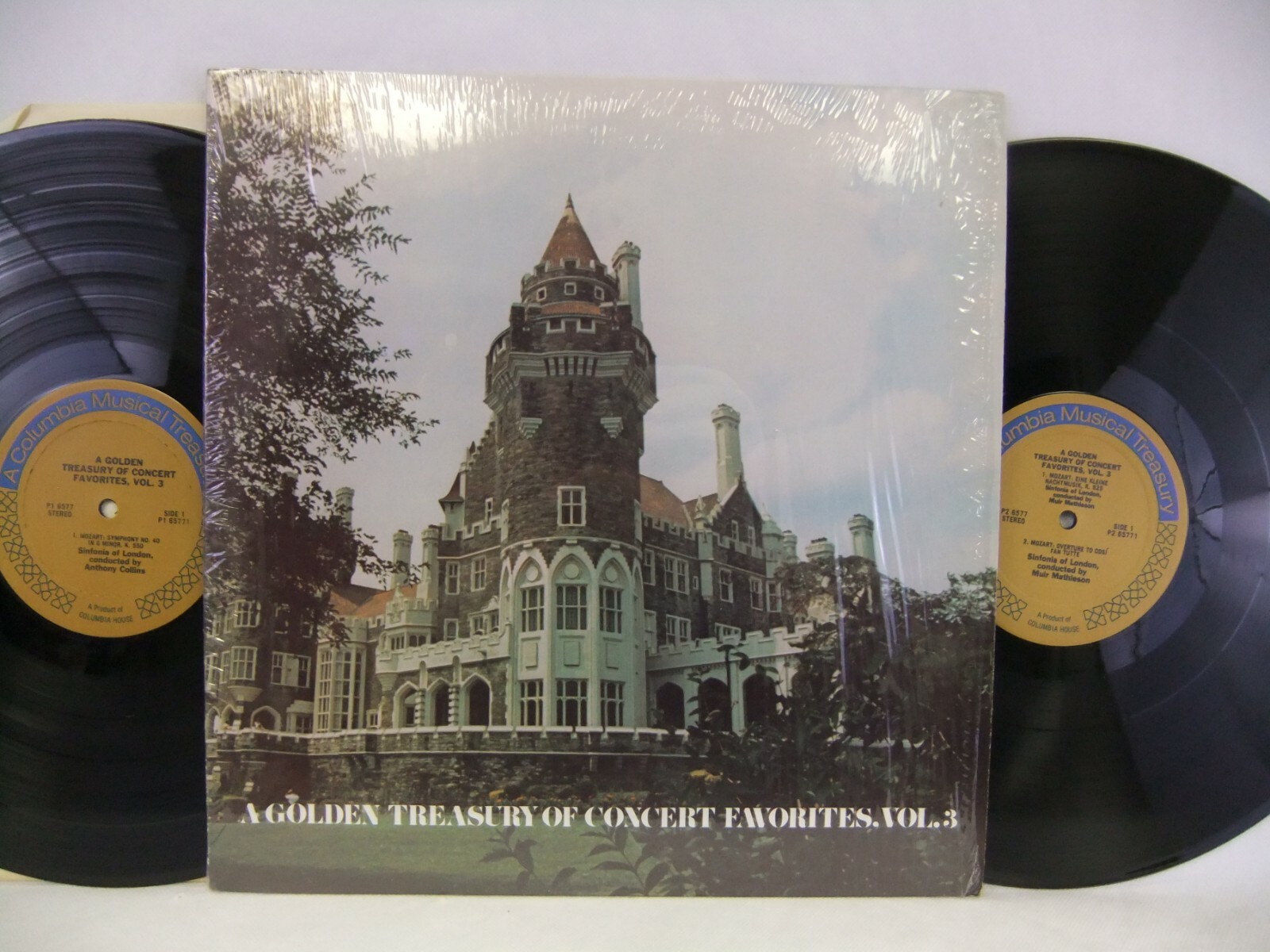 A Golden Treasury Of Concert Favorites Vol 3 70’s 2LP NM Record Mozart Schubert