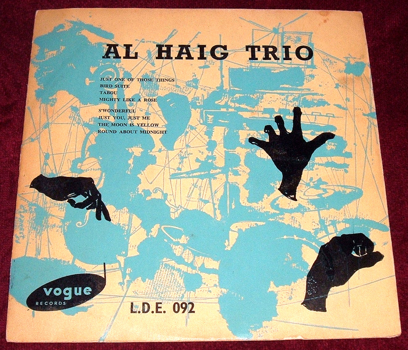 AL HAIG TRIO – VINYL 10″ LP 1954 VOGUE L.D.E. 092 RARE JAZZ BOP