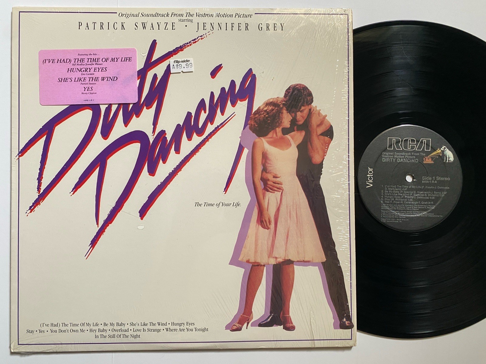 V/A – Dirty Dancing Original Soundtrack LP – RCA 6408-1-R – OG 1987 VG+ SHRINK!