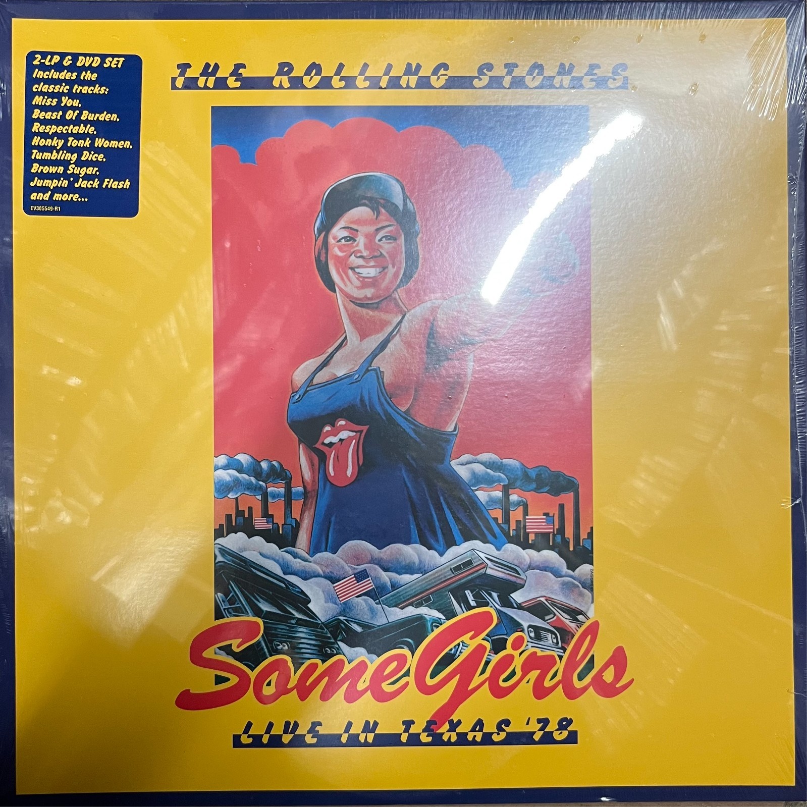 Some Girls Live by Rolling Stones (Record + DVD, 2012) SEALED Shelfwear*