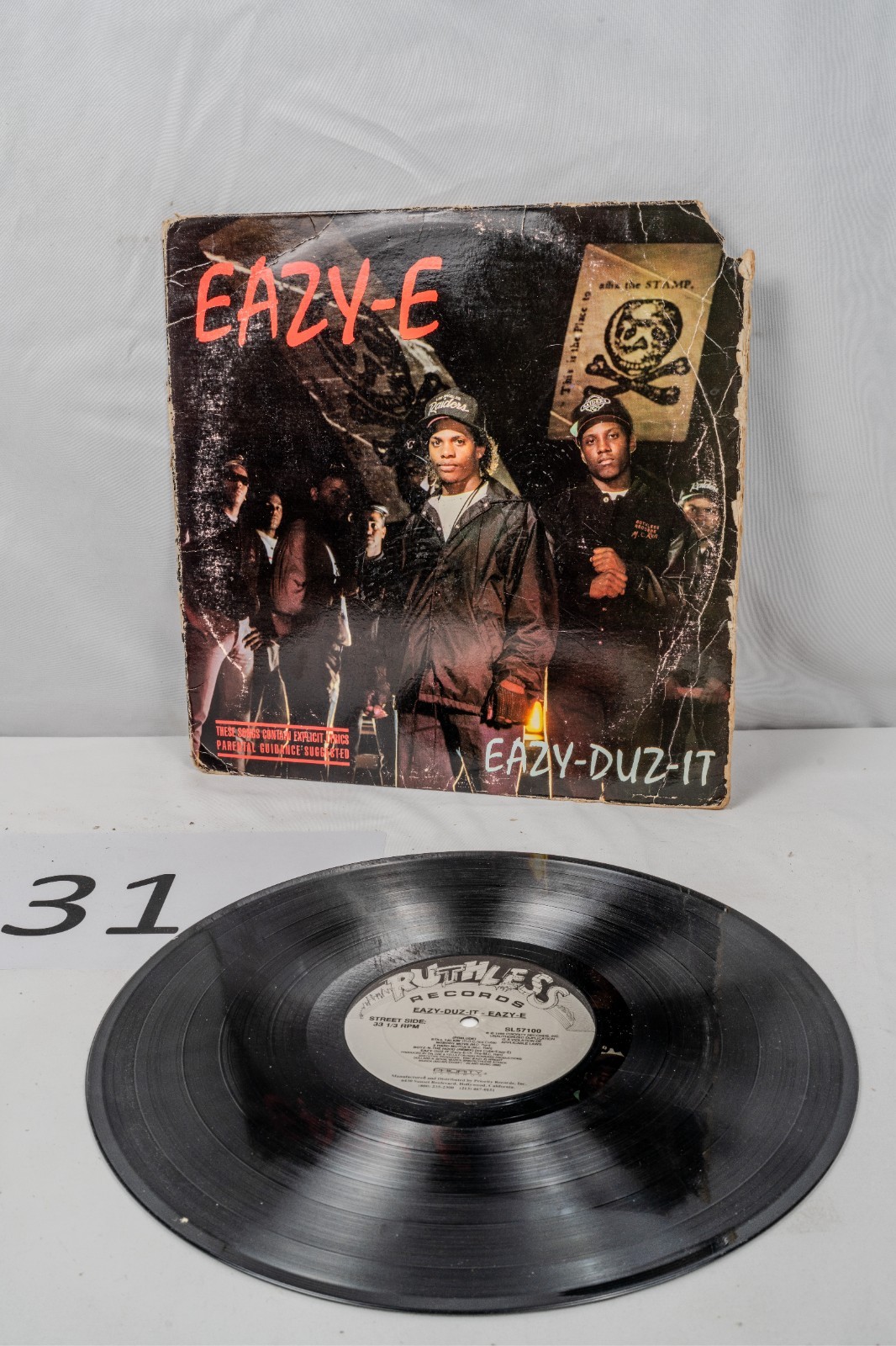 Eazy-E Eazy-Duz-It Original 1988 First Pressing Vinyl LP Ruthless SL57100 Dr. D