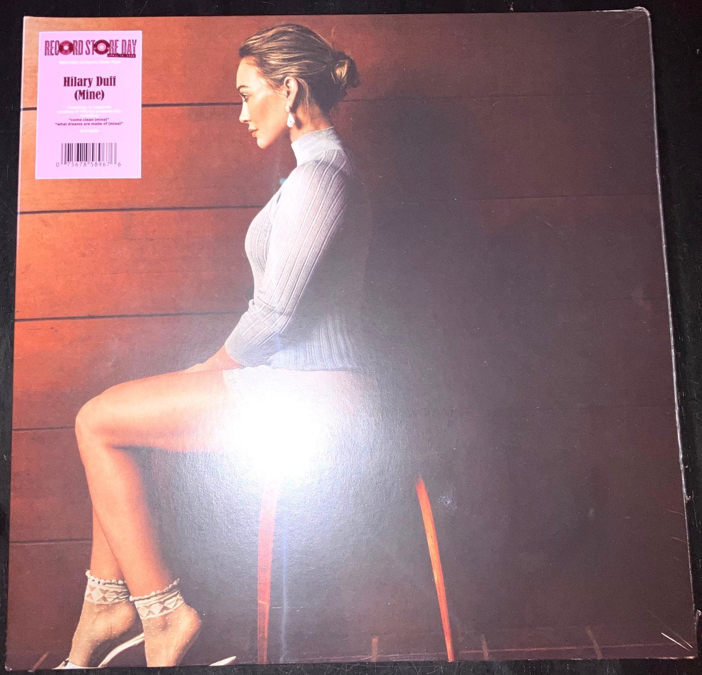 HILARY DUFF (Mine) SEALED limited edition LP Silver Vinyl RSD EXCLUSIVE IN HAND