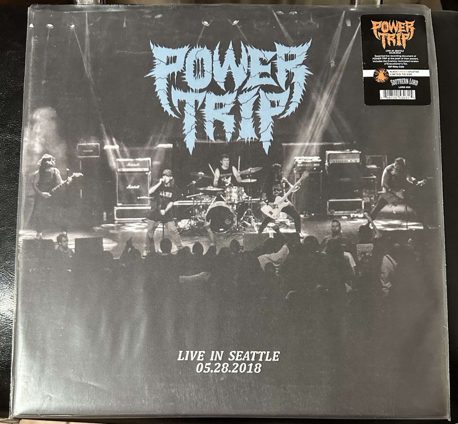 Power Trip – Live In Seattle 05.28.2018 LP Southern Lord 2023 Black/Orange New