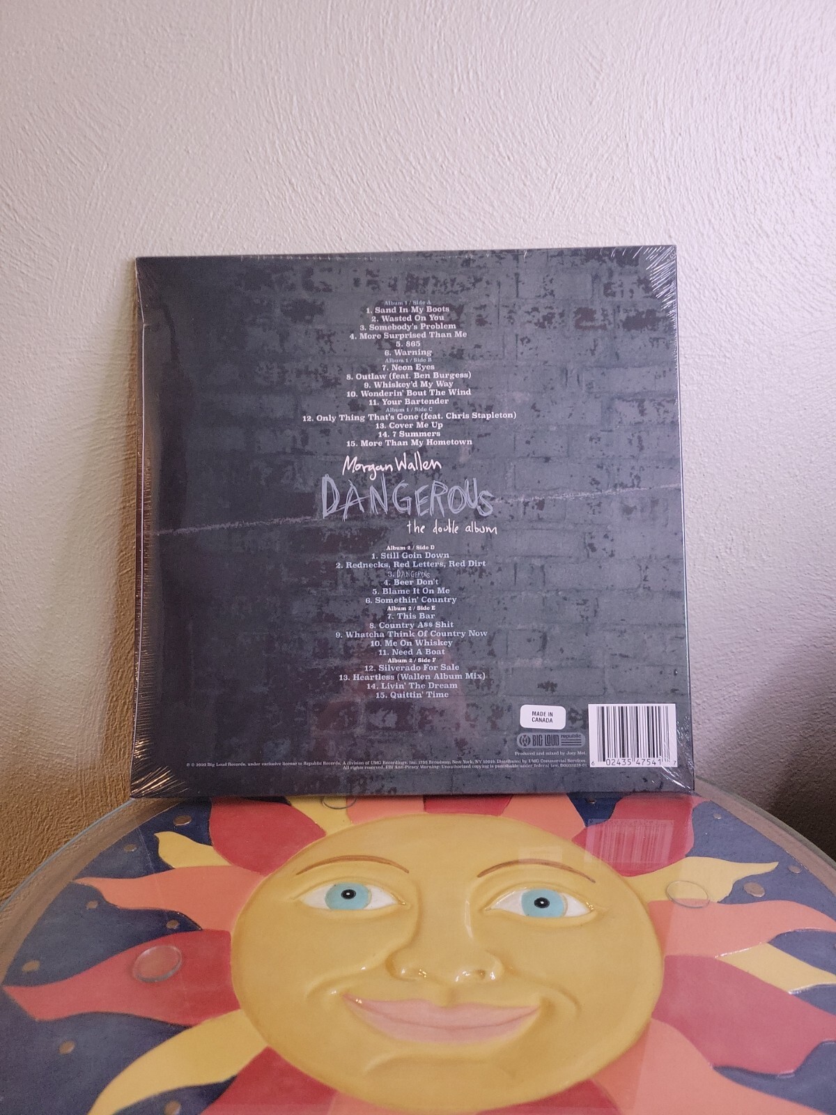 Morgan Wallen Dangerous The Double Album Orange Vinyl