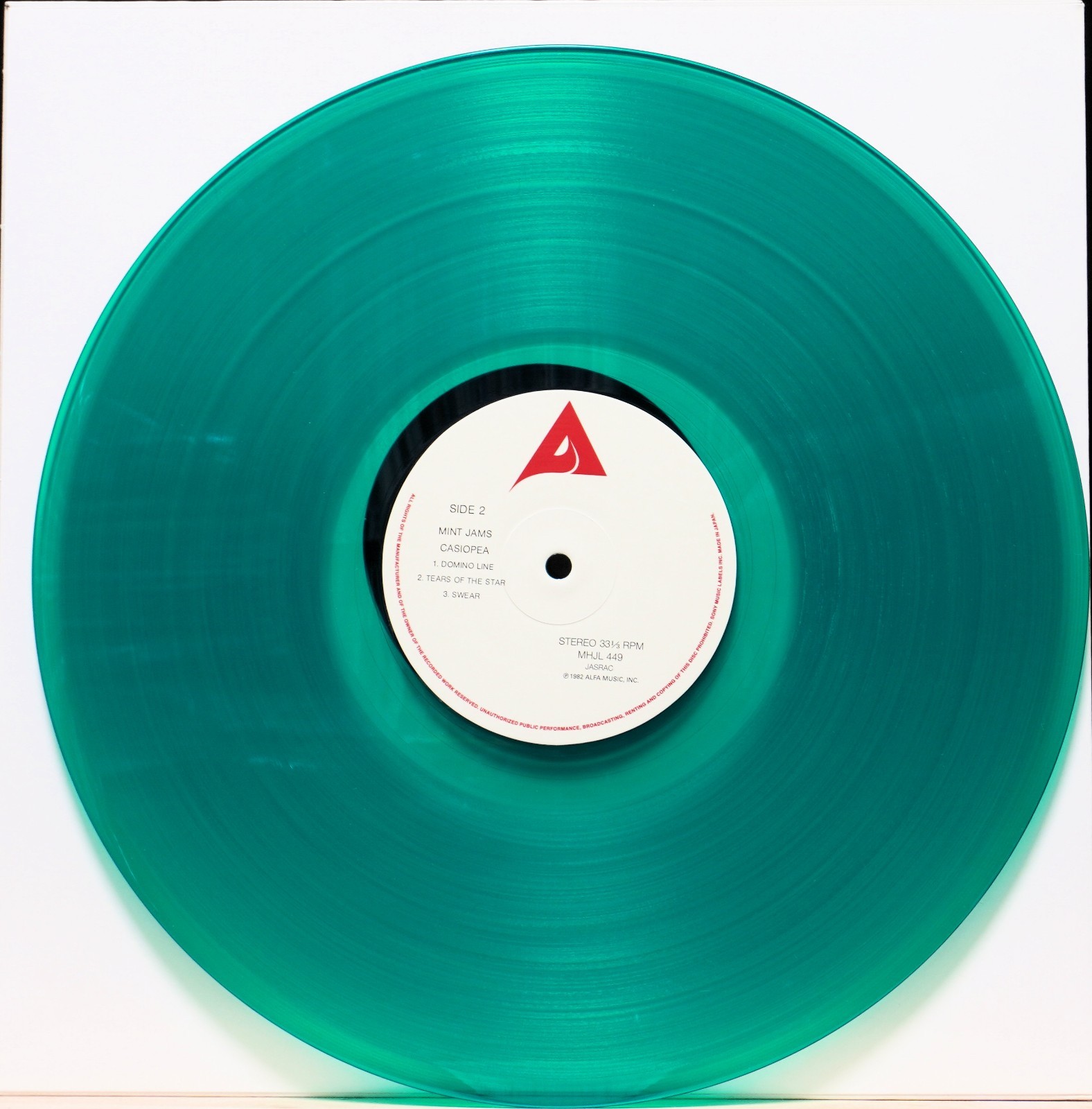 CASIOPEA “MINT JAMS” ALFA Japan LP OBI Clear Green Vinyl MINT CITY POP FUSION!
