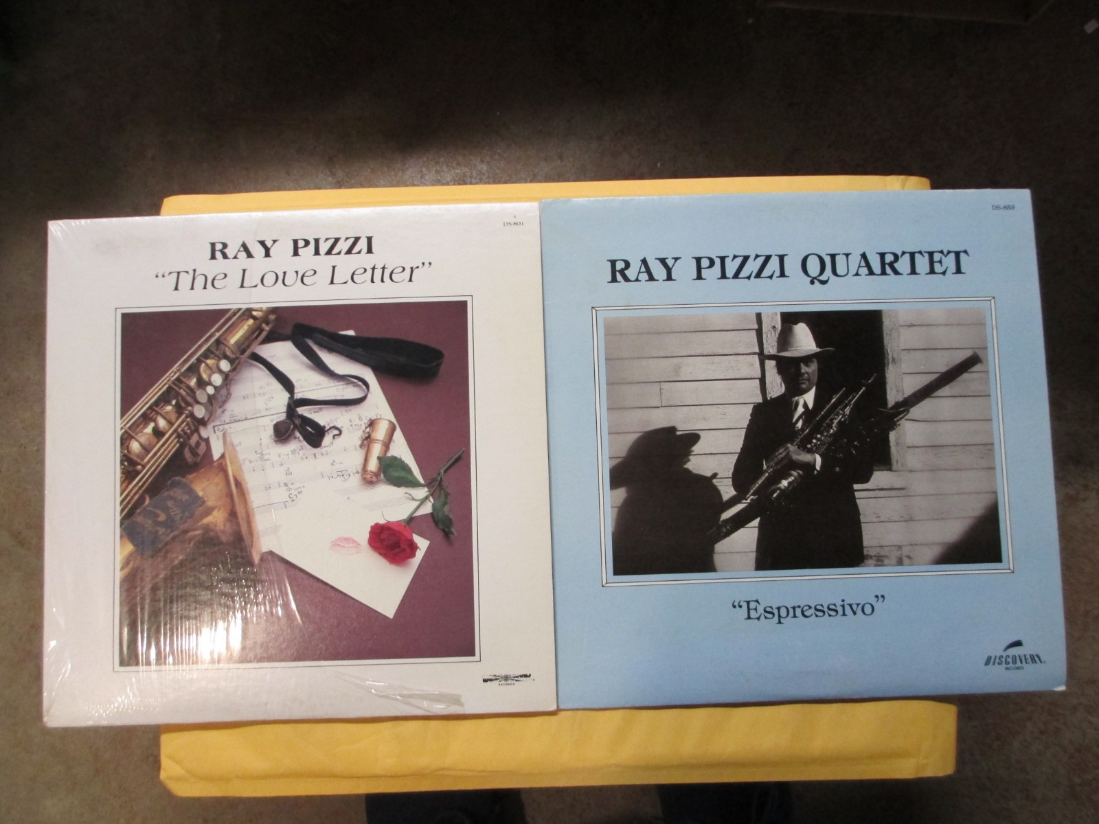 RAY PIZZI “ESPRESSIVO” DISCOVERY-853 VG++ & “THE LOVE LETTER” VG+ PRIVATE LBL