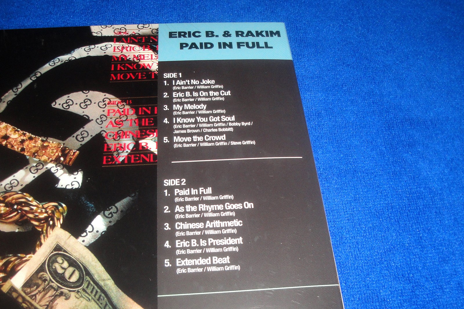 Eric B & Rakim PAID IN FULL Green Vinyl 12″LP SEALED/Turntable Lab/Is President