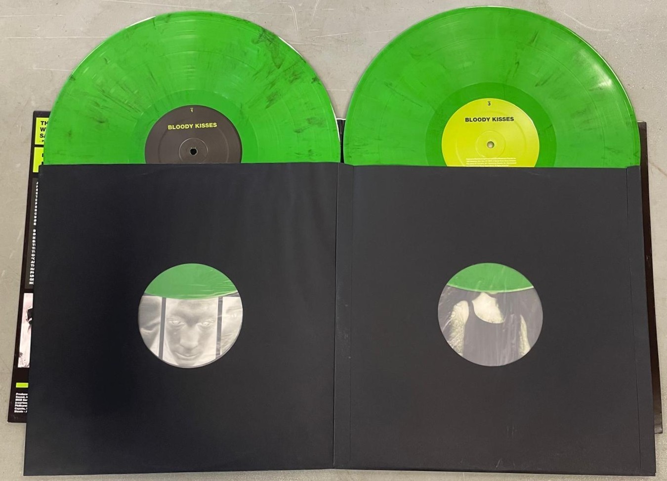 Type O Negative Bloody Kisses 2LP Vinnland Green Black Splatter Vinyl ROGV-079
