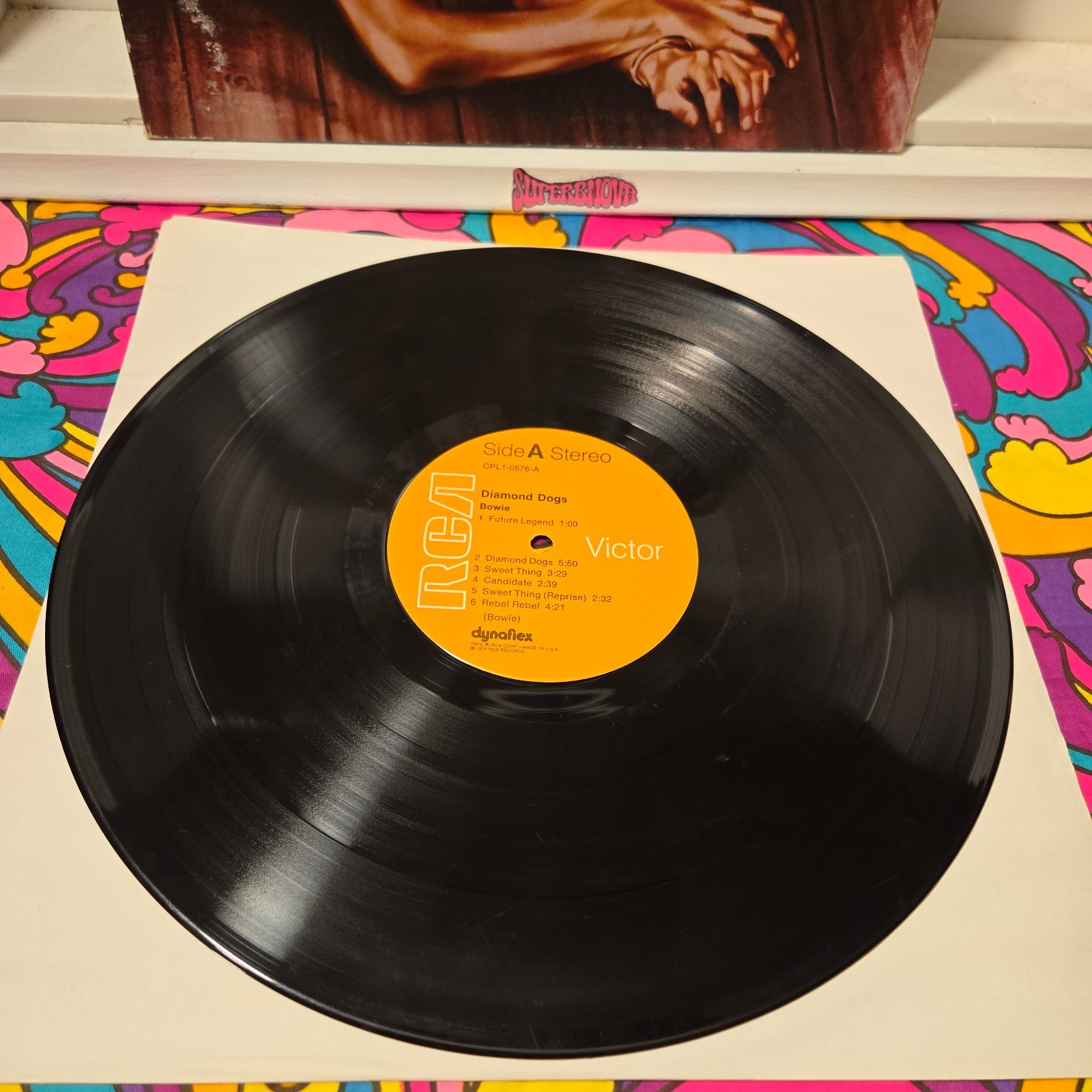 David Bowie Diamond Dogs 1974 US LP RCA Victor