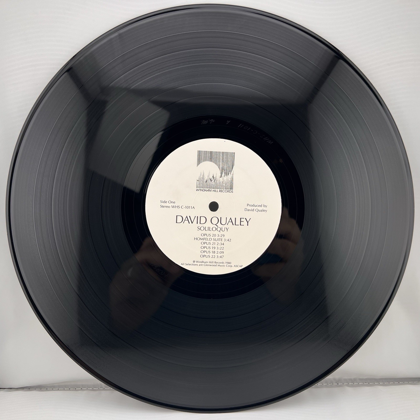 1980 David Qualey Soliloquy Contemporary Jazz Windham Hill Records Vinyl LP