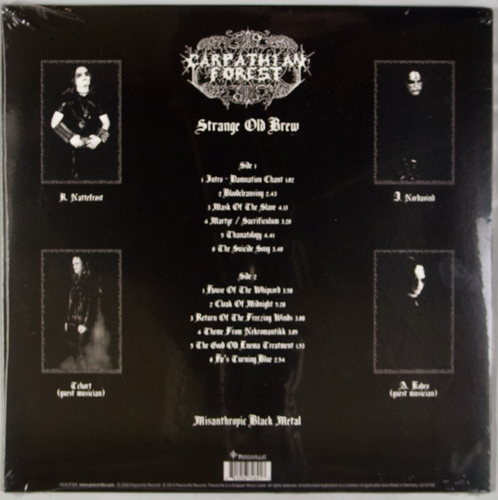 CARPATHIAN FOREST: Strange Old Brew Peaceville 180g SEALED Vinyl LP Black Metal