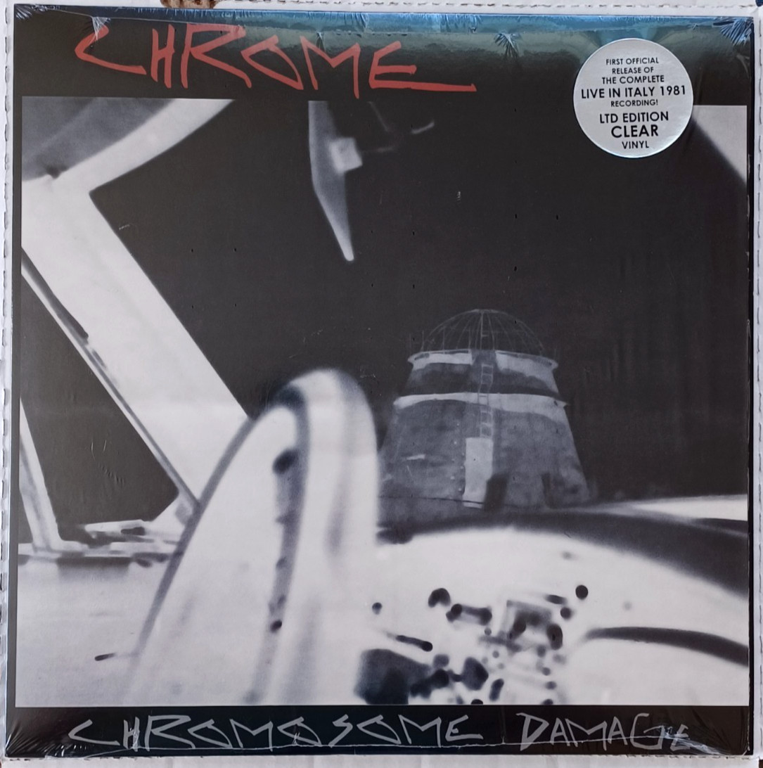 Chrome LP – Chromosome Damage. Limited Edition Clear Vinyl Live Album 2015. Mint