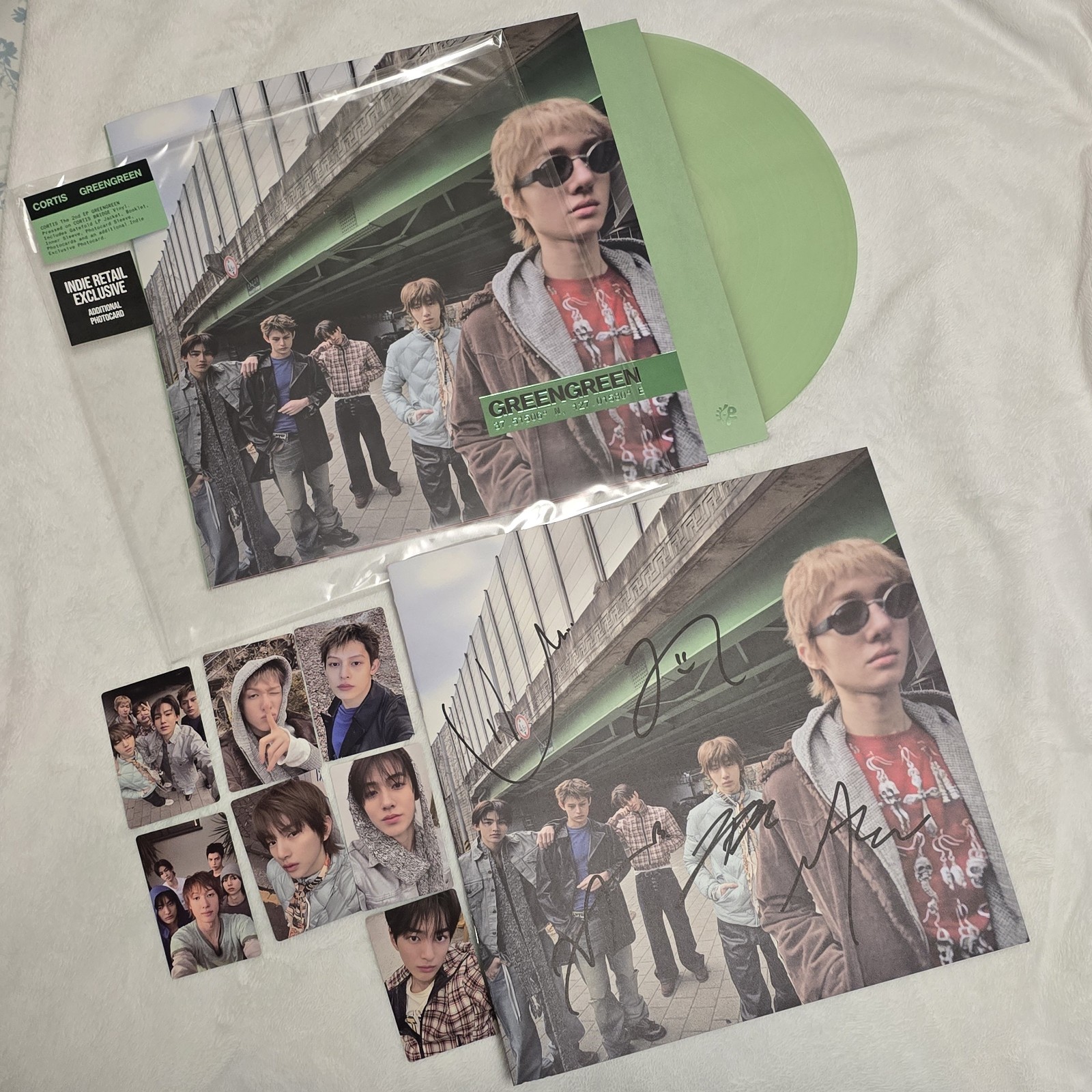 SIGNED Official Cortis GREENGREEN Indie Exclusive Vinyl Record