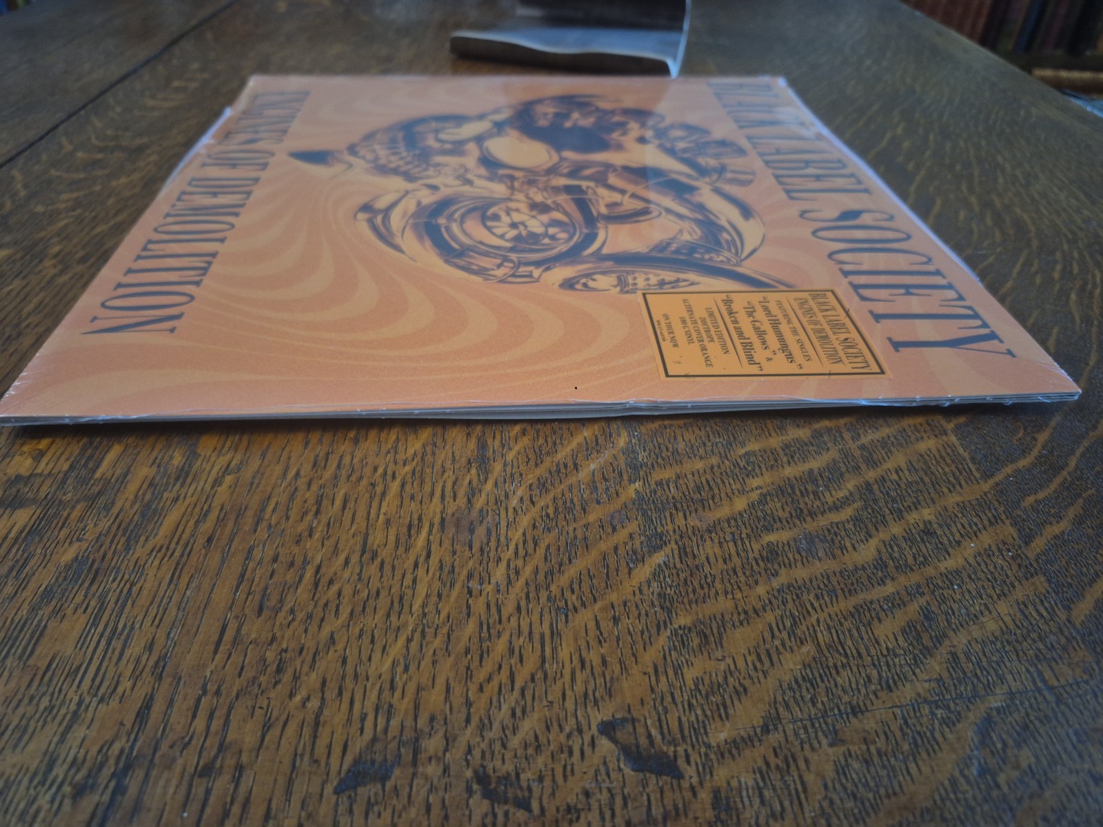 Black Label Society Engines of Demolition Orange Zoetrope Vinyl Ltd 500 SEALED