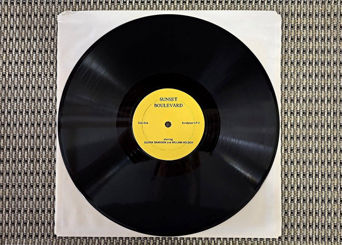 Swanson Holden Sunset Boulevard Radio Performance Record LP2 ~ NM/F ~ FREE SHIP