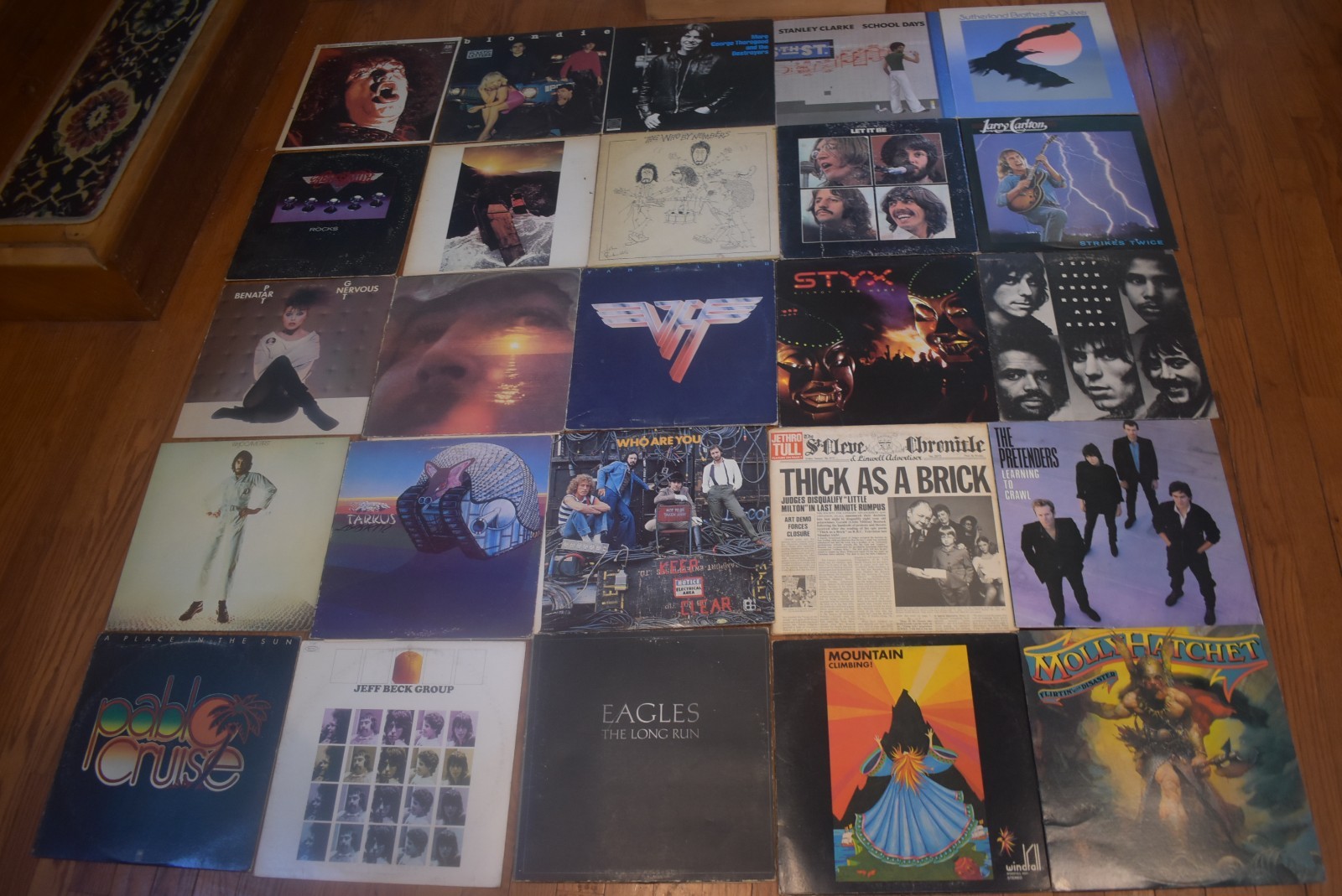 Lot of 25 CLASSIC ROCK LP’s 1970’s & 80’s