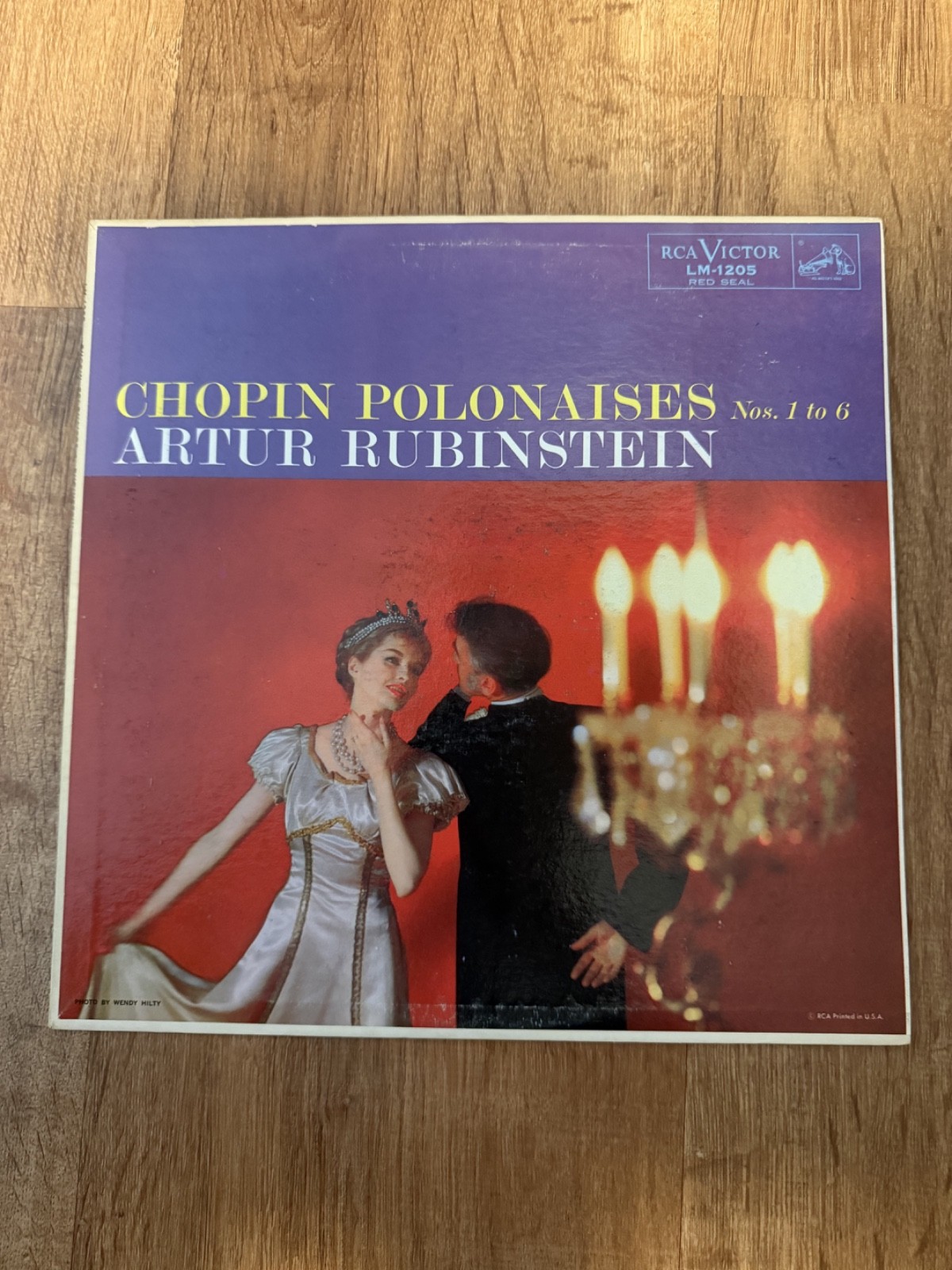 Chopin Polonaises Nos 1-6 Artur Rubinstein RCA Victor LP Mono LM-1205