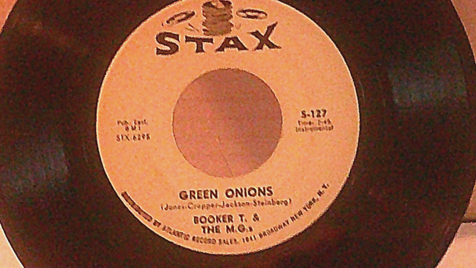 Booker T. & The M.G.s,Stax 127,”Green Onions”US,7″45,1966 Memphis Soul hit,M-