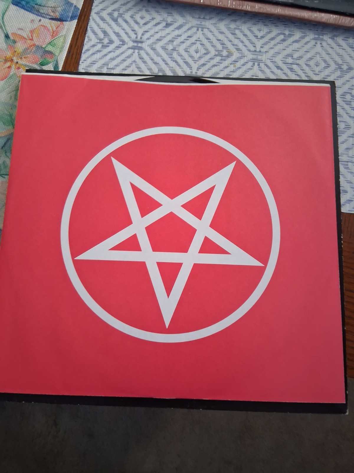Mötley Crüe Shout at the Devil Elektra Vinyl LP Original Inner Sleeve