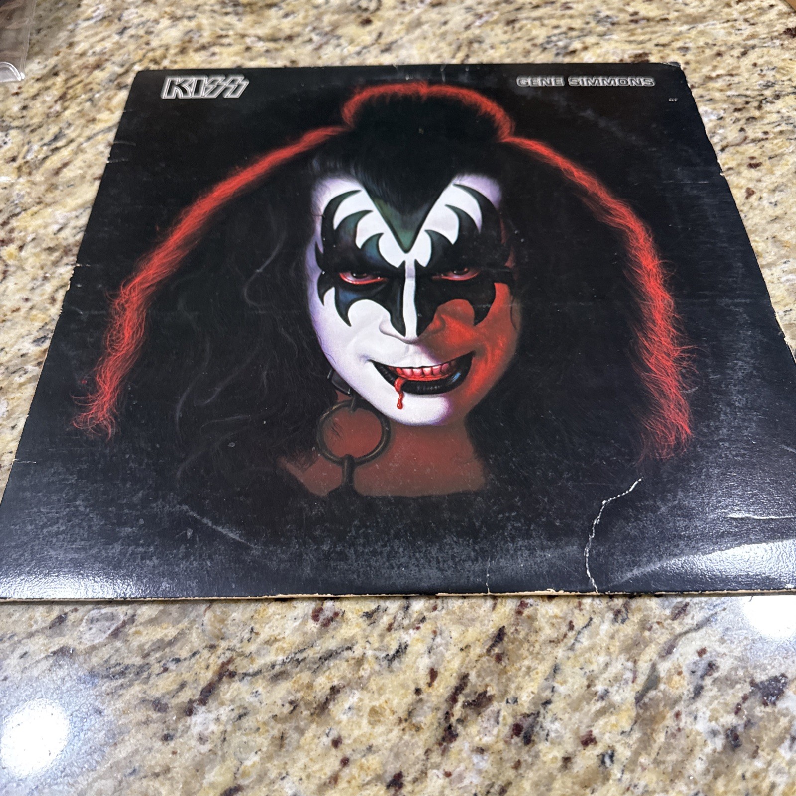 Kiss – Gene Simmons – 1978 Casablanca NBLP 7120 Hard Rock Vinyl LP – VG+/VG+