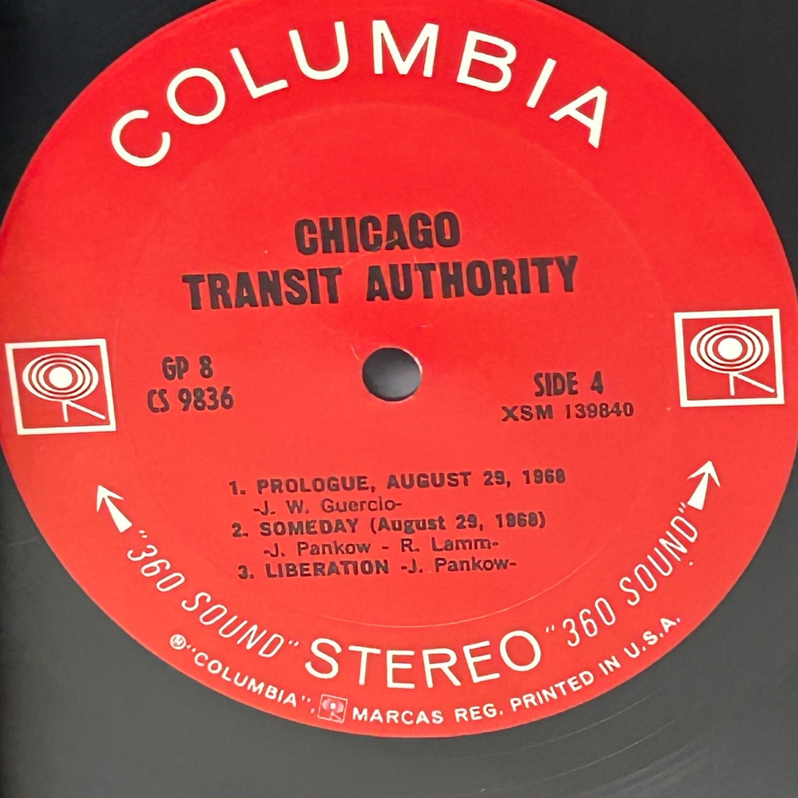 EX+ 1st Press CHICAGO TRANSIT AUTHORITY 1 vintage 1969 GATEFOLD GP8 VINYL CTA LP