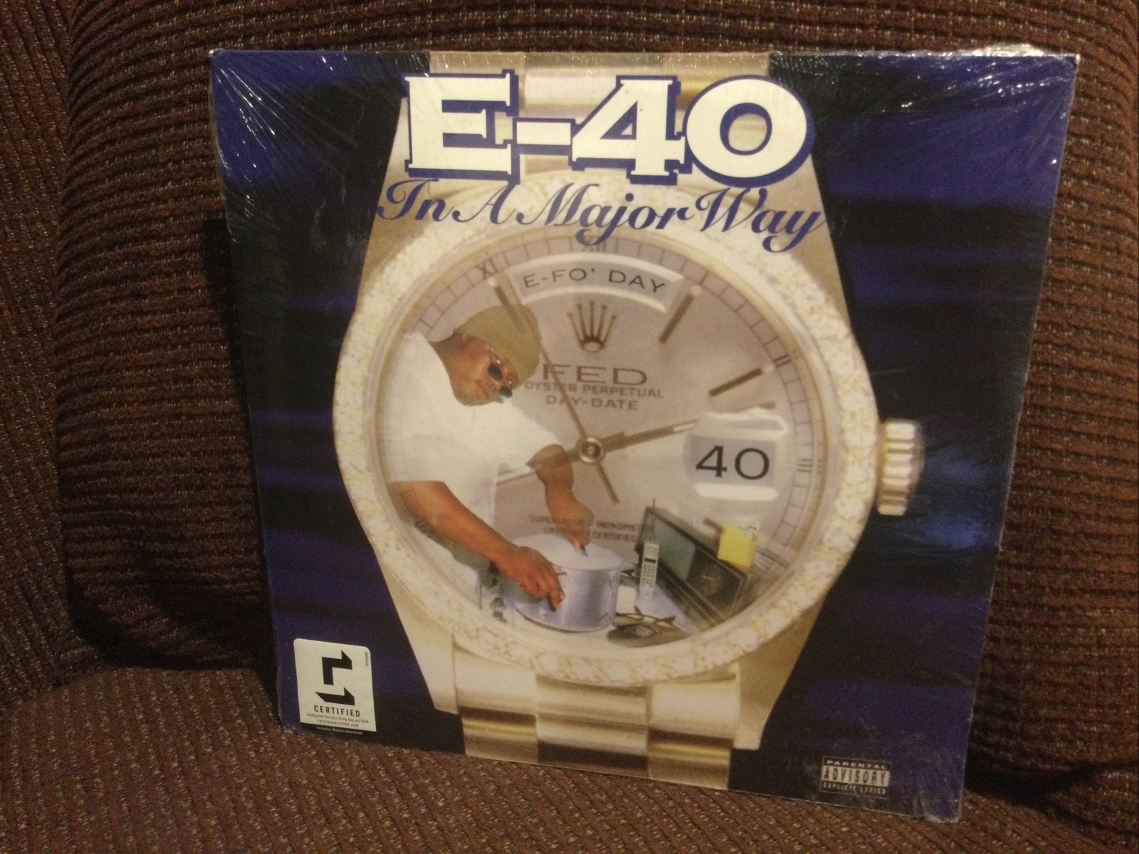 E-40 IN A MAJOR WAY VINYL FEAT. TUPAC (2PAC), SPICE 1 W/ HITS SPRINKLE ME, 1 LUV