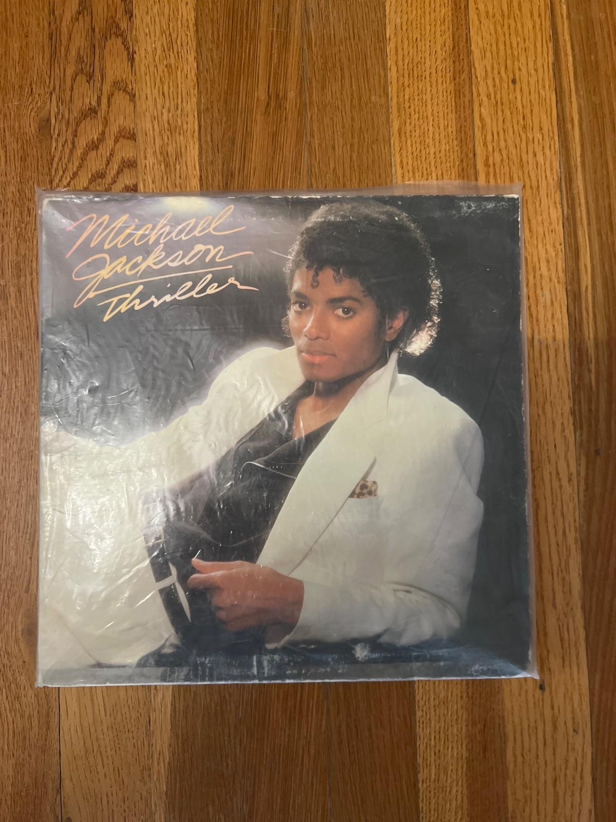 MICHAEL JACKSON THRILLER – RARE BACK COVER ERROR VINYL RECORD QE 38112 1st PRESS