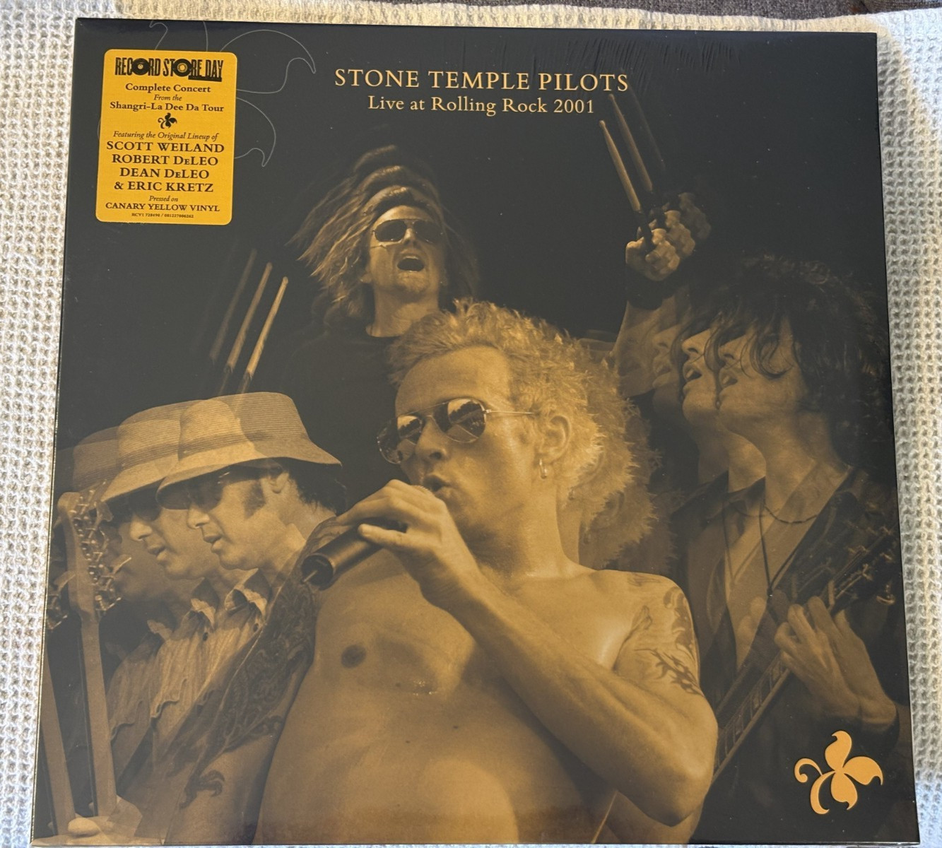 Stone Temple Pilots Live At Rolling Rock 2001 New RSD Yellow Vinyl Limited 4000