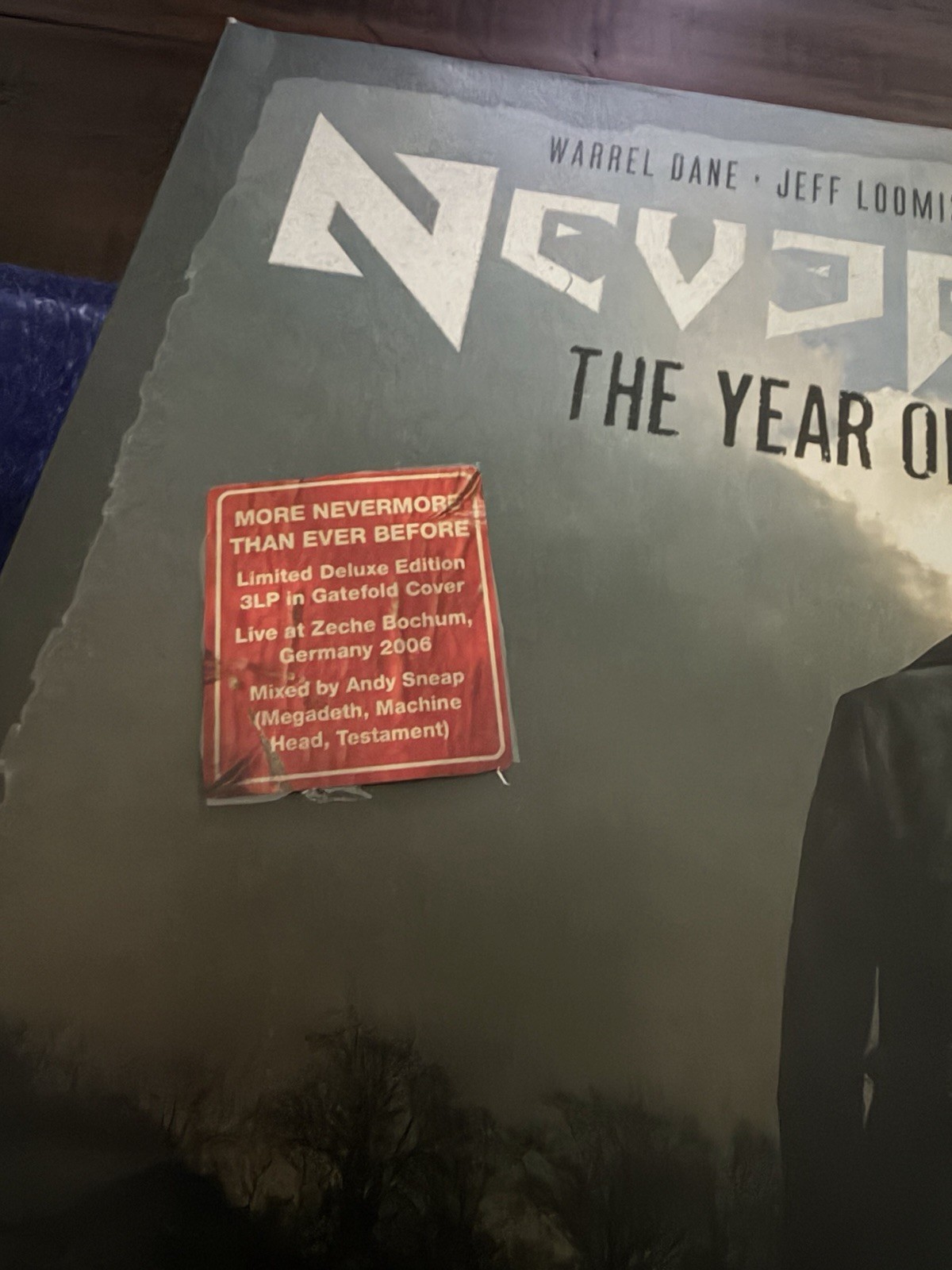 Nevermore “Year Of The Voyager’ 3 Vinyl Black LPs. Like New. Warrell Dane.Thrash
