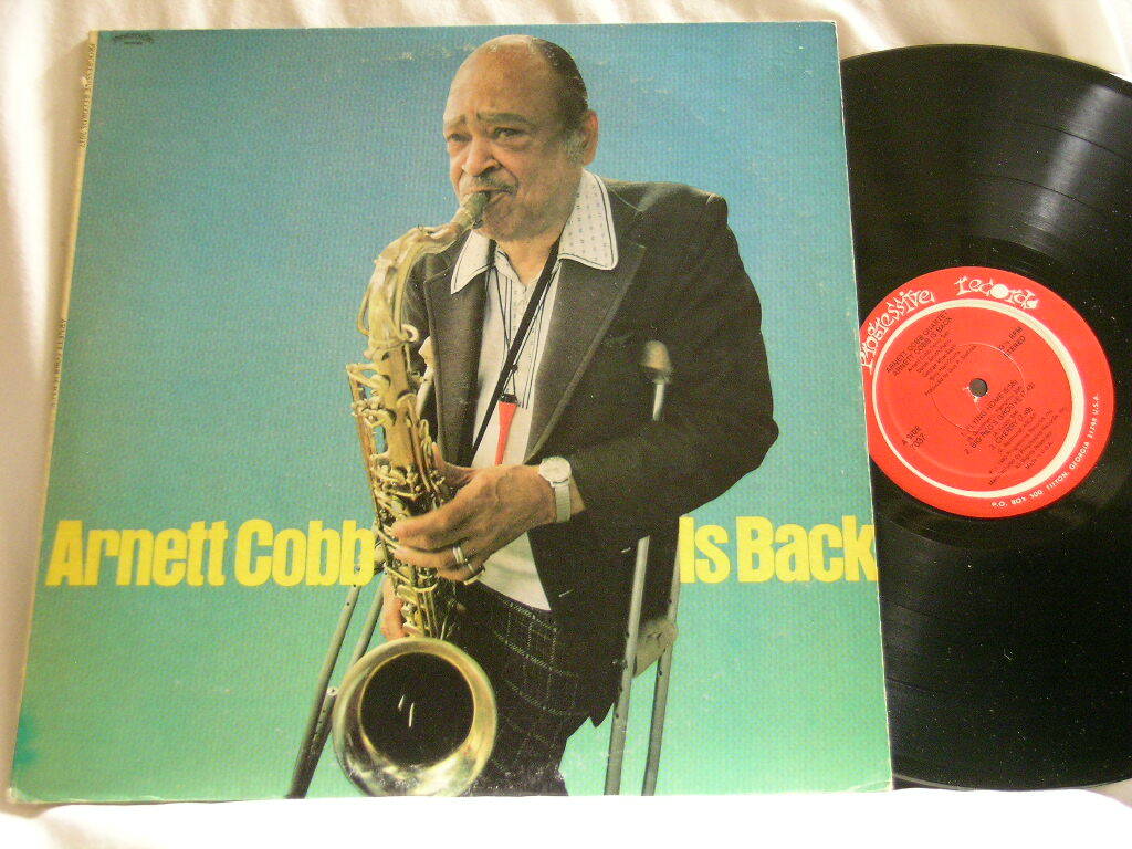 ARNETT COBB Is Back Derek Smith George Mraz Billy Hart Progressive LP