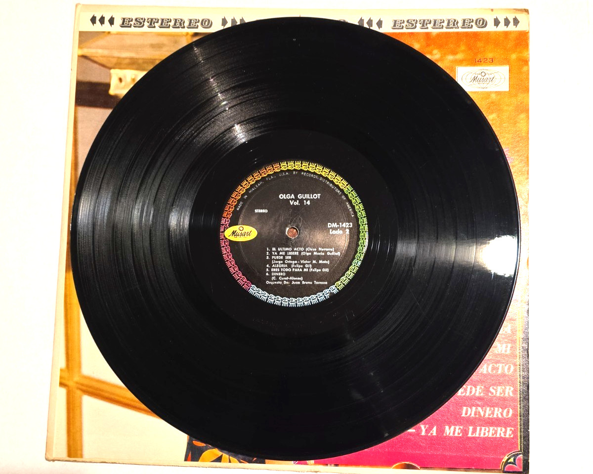 OLGA GUILLOT Vol. 14 LATIN (Cuban Singer) (LP/1423 MUSART) VG+ “Te Voy A Matar”