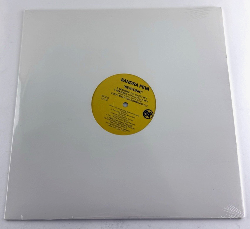 Sandra Feva-Sexyonic /Boy What You Gonna Do-1989- 12″ Single-Electronic-Sealed