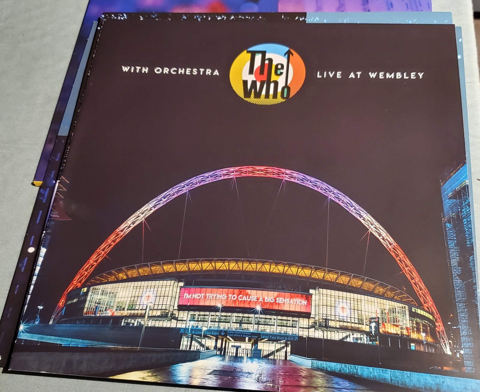 The Who – With Orchestra Live At Wembley – 3LP W/ INSERT RED, ORANGE & YELLOW 20