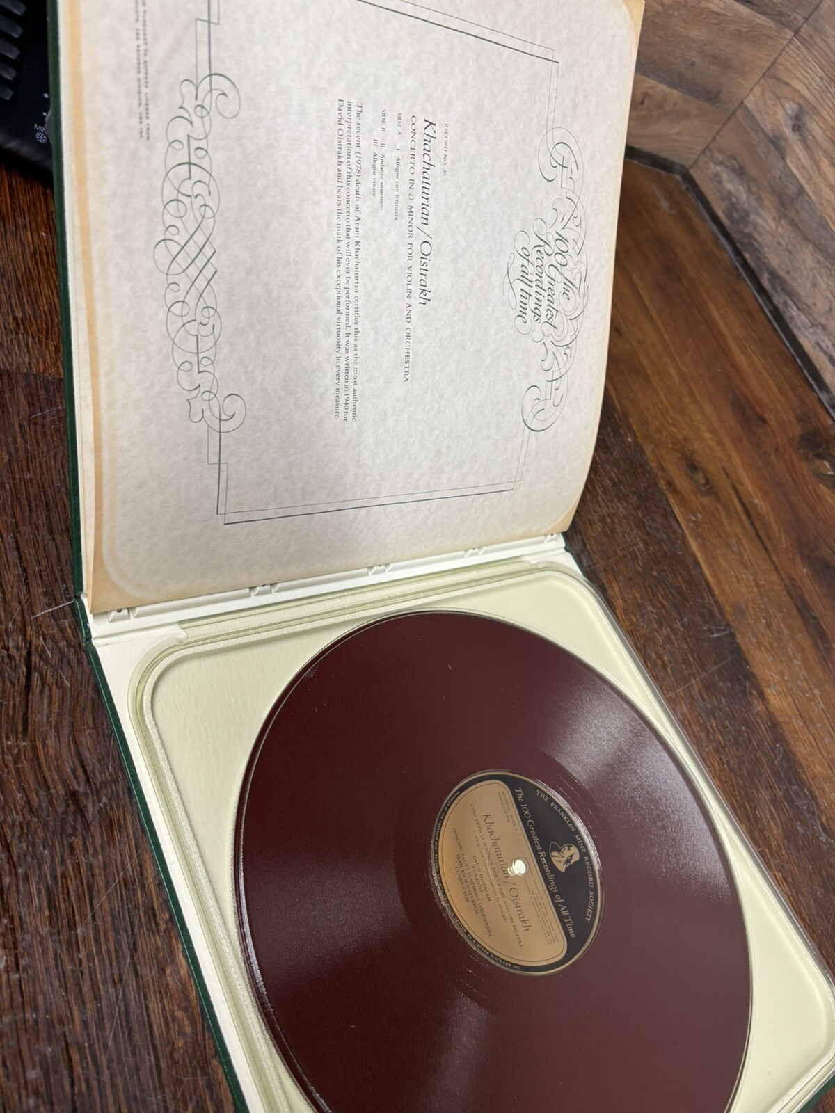 The 100 Greatest Recordings Of All Time Classic violin concert vinyl in MINT con