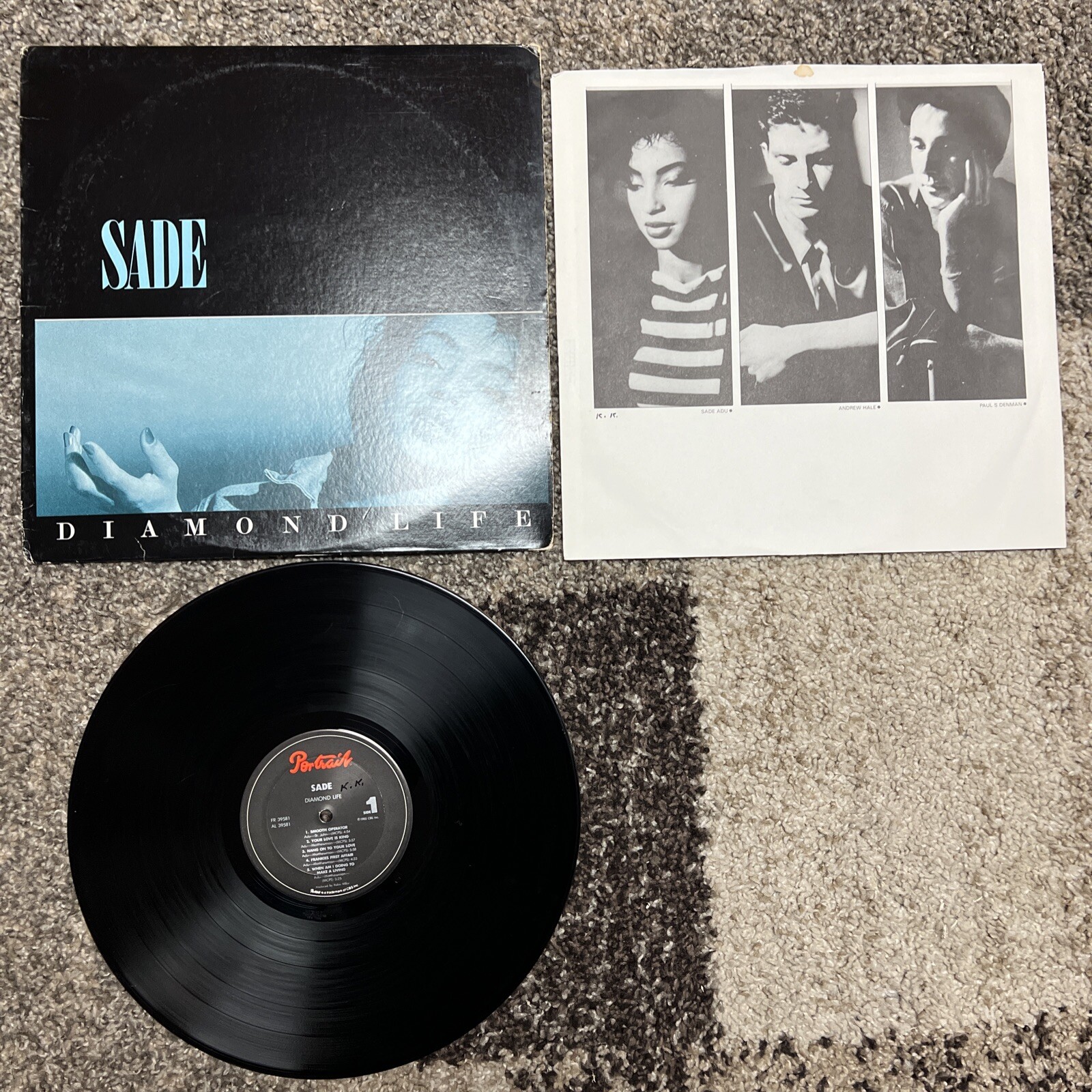 Sade Diamond Life Vinyl 1984 Carrollton First Pressing EX🦄🦄