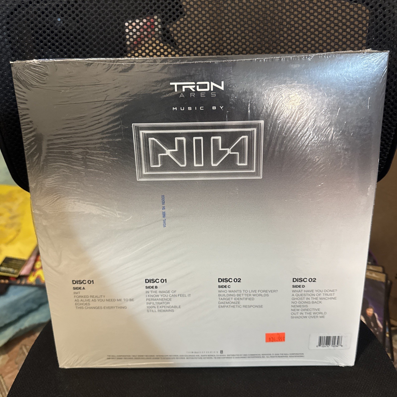 Nine Inch Nails Tron: Ares Soundtrack White 2LP Vinyl Records 12” Limited NEW!