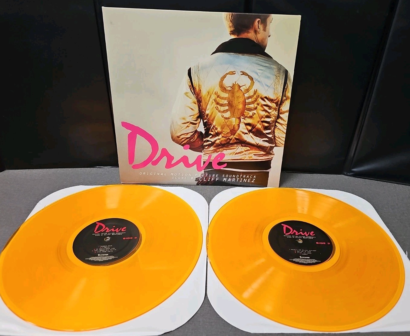 DRIVE Original Motion Picture Soundtrack VINYL RECORD ORANGE 2LP Cliff Martinez
