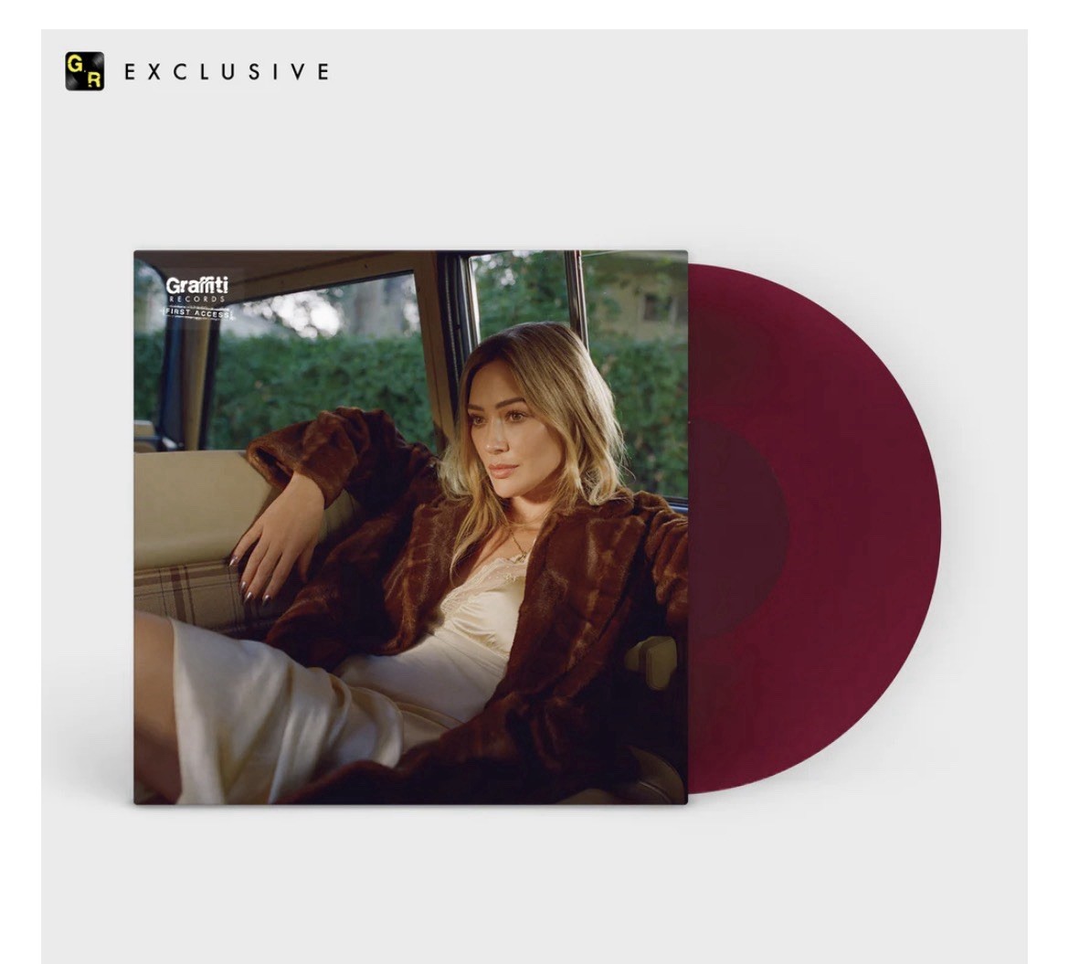 IN HAND – Hilary Duff – Luck Or Something – TRANSLUCENT CRANBERRY /1500