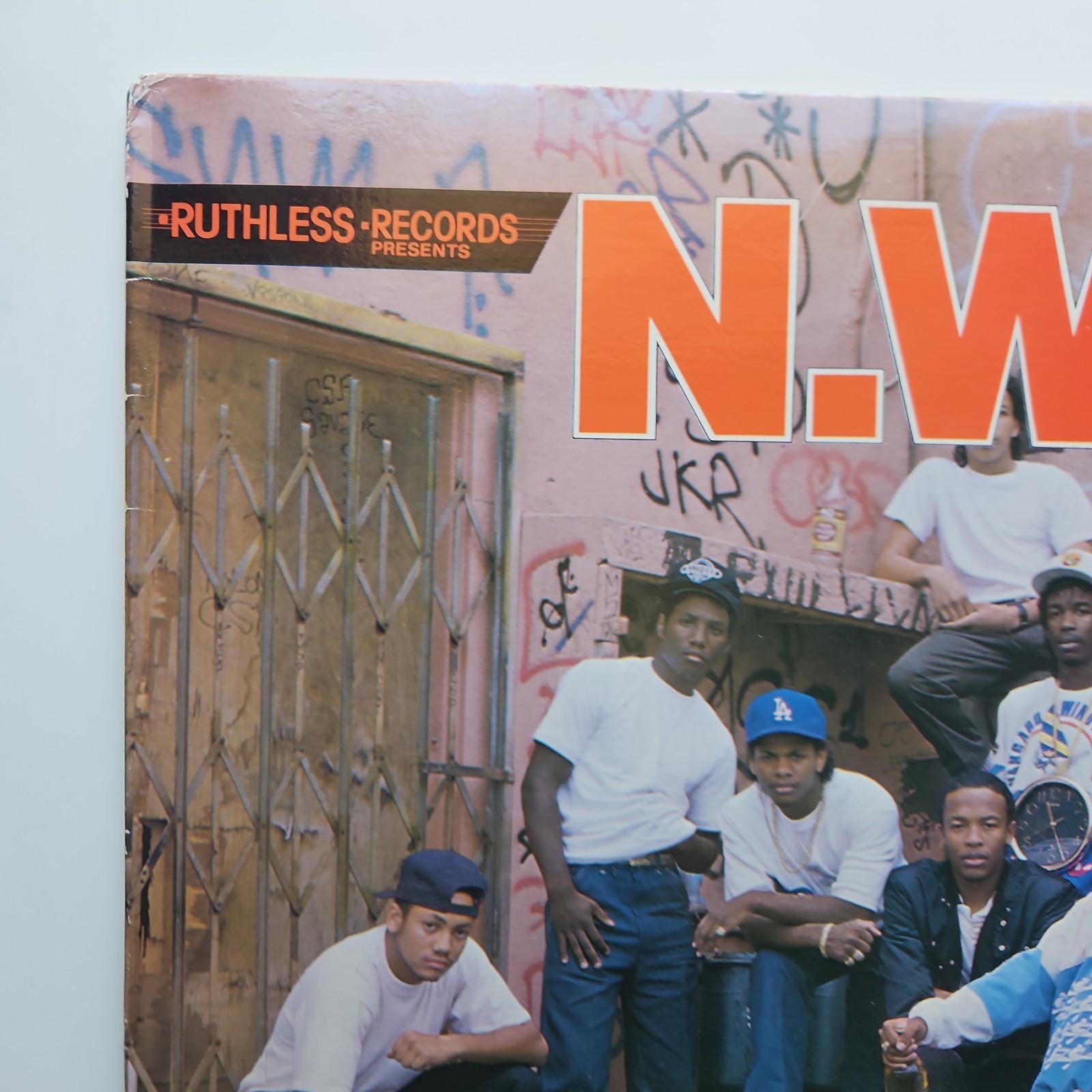 N.W.A. Panic Zone 1987 Dope Man/8-Ball Ruthless/Macola Red Label RE Hip-Hop EX