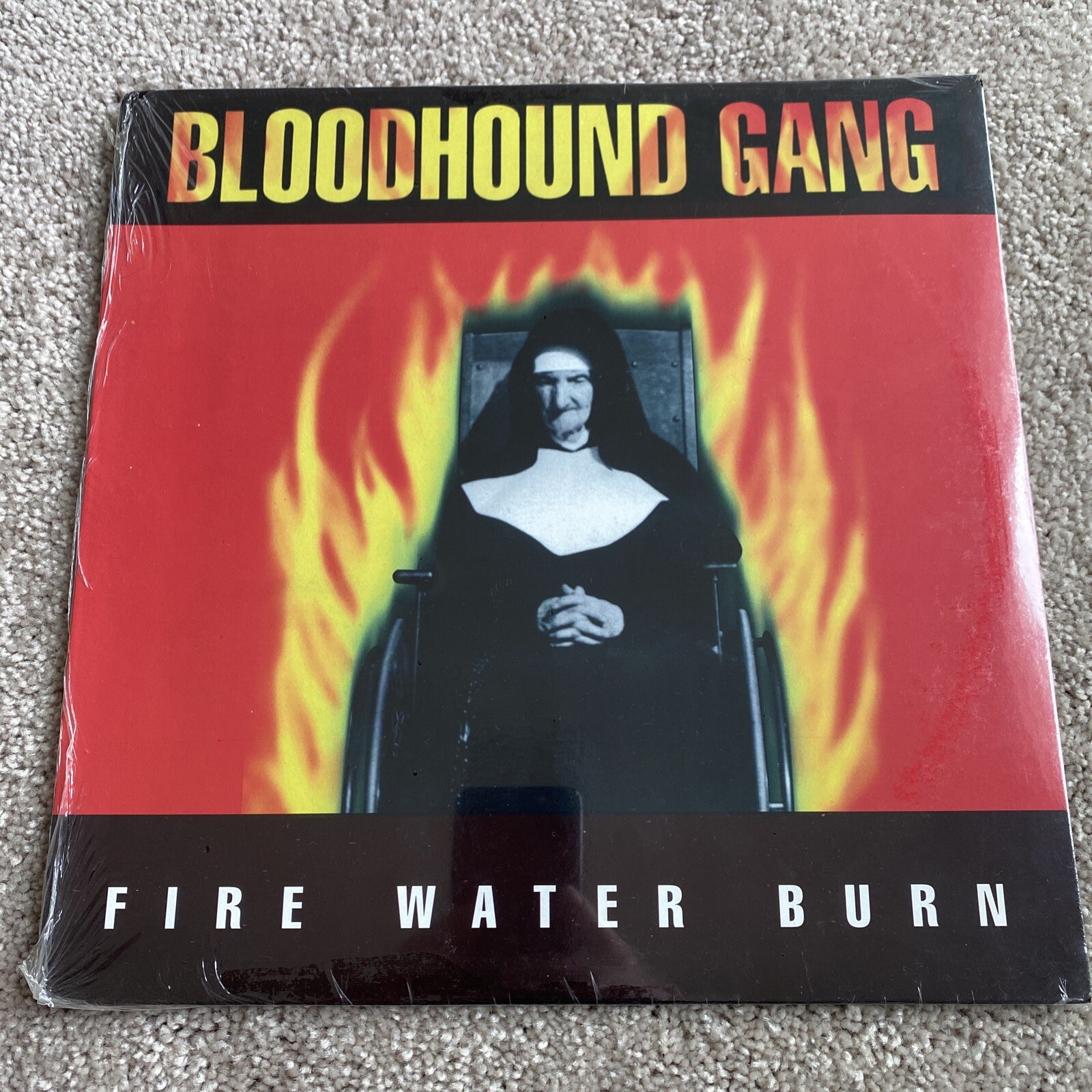 Bloodhound Gang Fire Water Burn One Fierce Beer Coaster 12” Vinyl Record Single