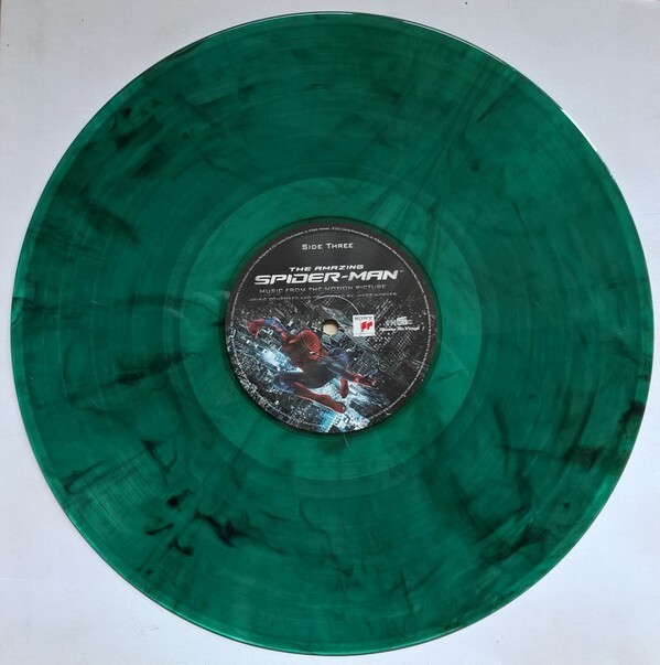 AMAZING SPIDER-MAN (Original Score) EU 2xLP Green & Black Marbled.#797/2000 Sony