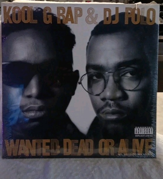 Kool G Rap & DJ Polo – Wanted: Dead Or Alive (1990) Cold Chillin’ vinyl NEW OG