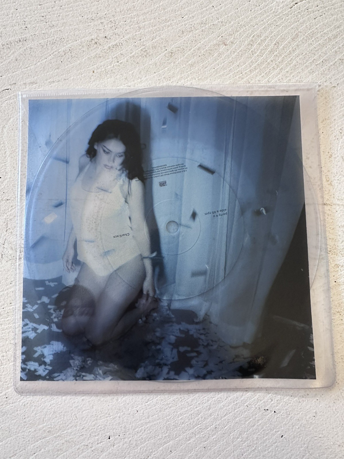 Charli XCX – party 4 u – 7” Vinyl Record Single – 2026 RSD New & Sealed – Clear